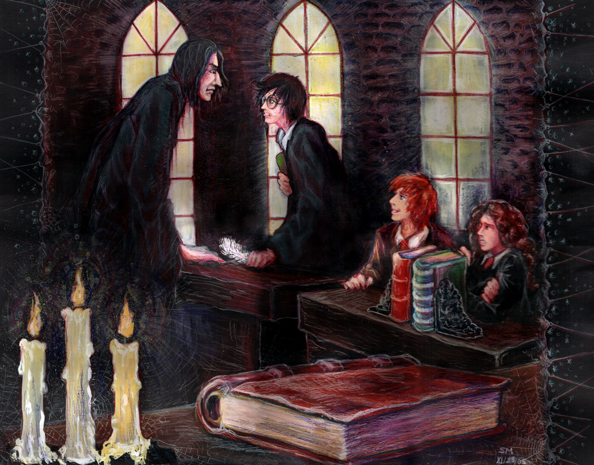 Harry, Severus Snape. 