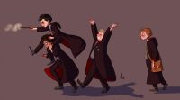 The Marauders start at Hogwarts