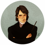 Artistic rendition of Professor Snape.