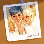 Picture of Teddy Lupin with Victoire Weasley.