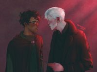 Draco Malfoy and Harry Potter fight a duel about their sons