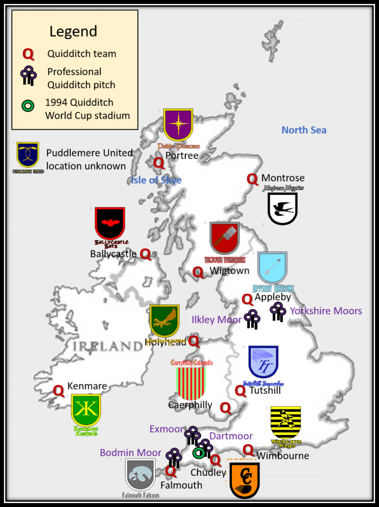 British and Irish Quidditch League Harry Potter Lexicon