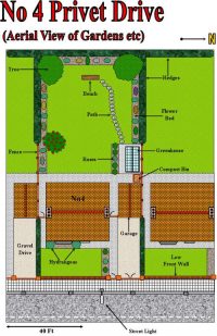 Floorplans of the House at Number Four Privet Drive