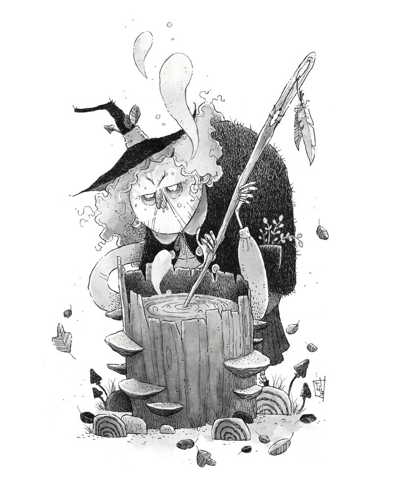 Inktober 03 – Witch