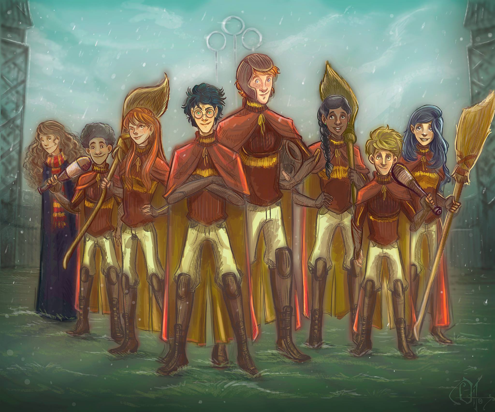 Gryffindor Quidditch Team, Year Six