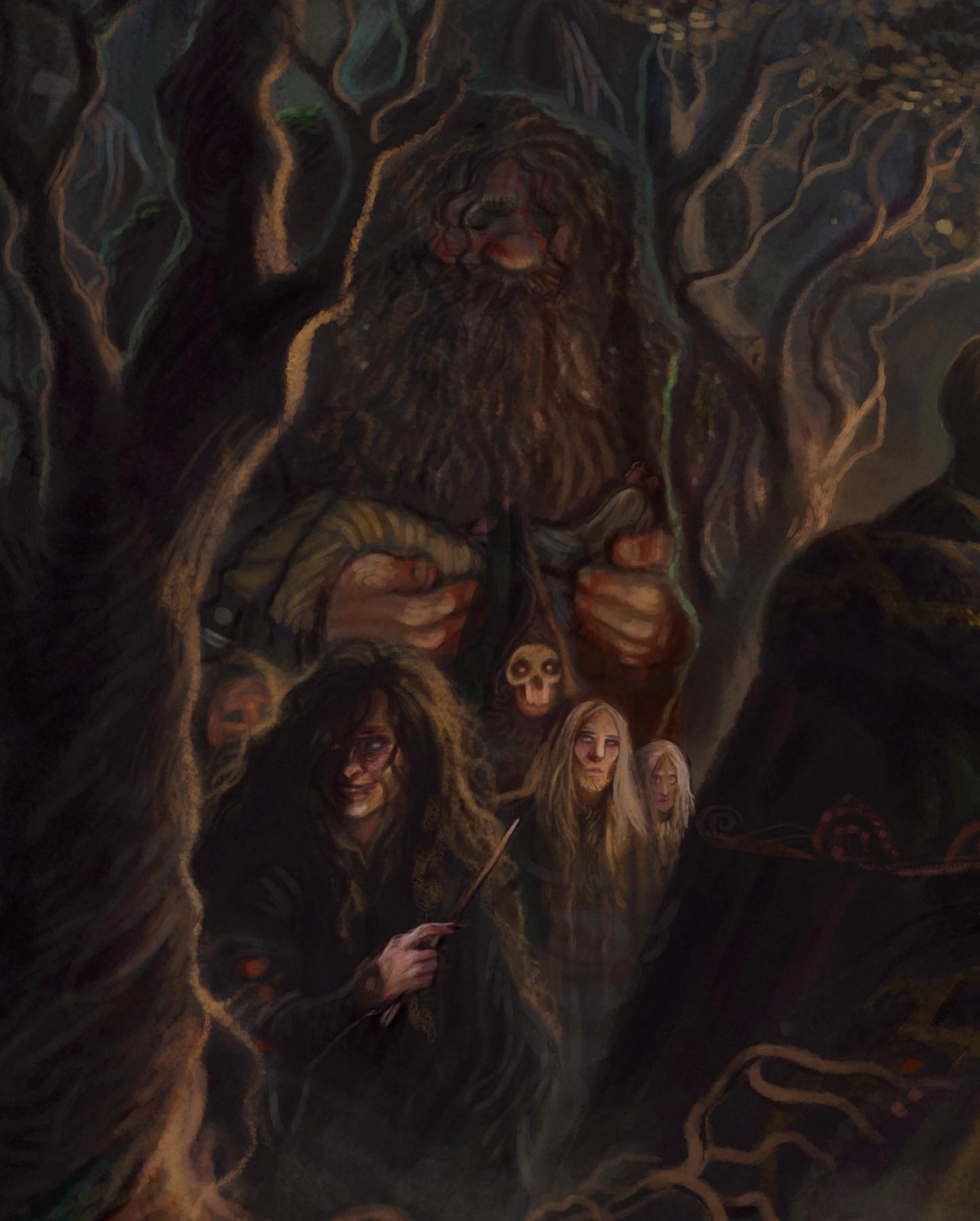 Hagrid Carries Dead Harry Detail