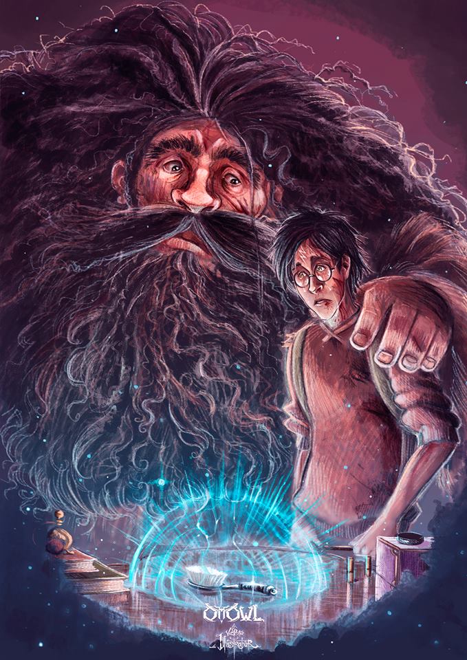 hairbrush-portkey-hagrid-harry hairbrush-portkey-hagrid-harry
