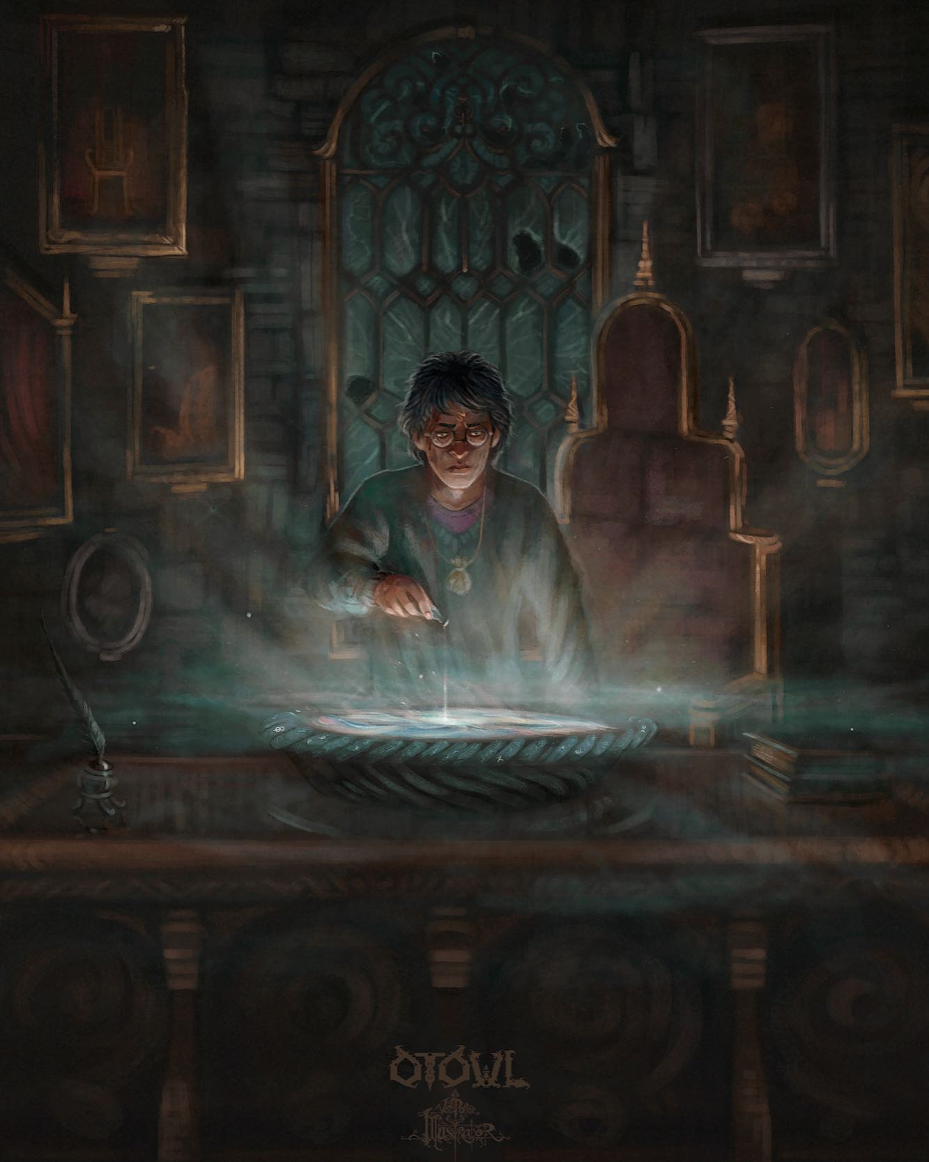 Pouring Snape’s Memories Pensieve