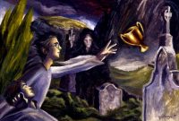 Harry escapes the Little Hangleton graveyard by portkey Harry escapes the Little Hangleton graveyard by portkey