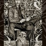 Tarot card with Sirius Black and Kreacher.