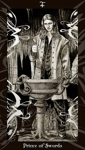 HP Tarot – Prince of Swords