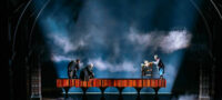 Albus and Scorpius encounter the Trolley Witch on the roof of the Hogwarts Express Albus and Scorpius encounter the Trolley Witch on the roof of the Hogwarts Express