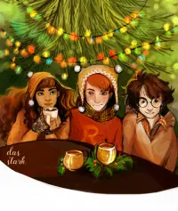 Fudge, Flitwick, McGonagall, and Madam Rosmerta discuss Sirius Black at the Three Broomsticks Fudge, Flitwick, McGonagall, and Madam Rosmerta discuss Sirius Black at the Three Broomsticks