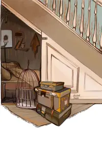 Cupboard under the stairs