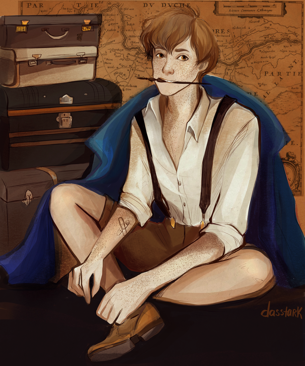 Newt at Hogwarts