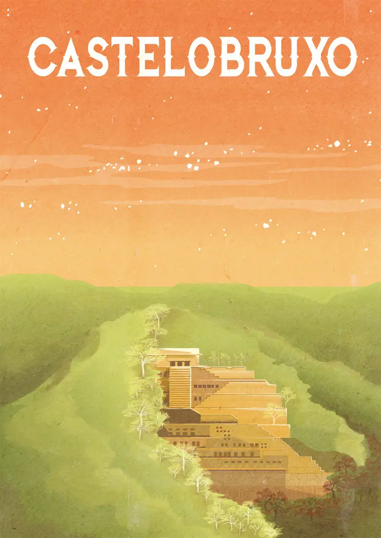 Castelobruxo Travel Poster