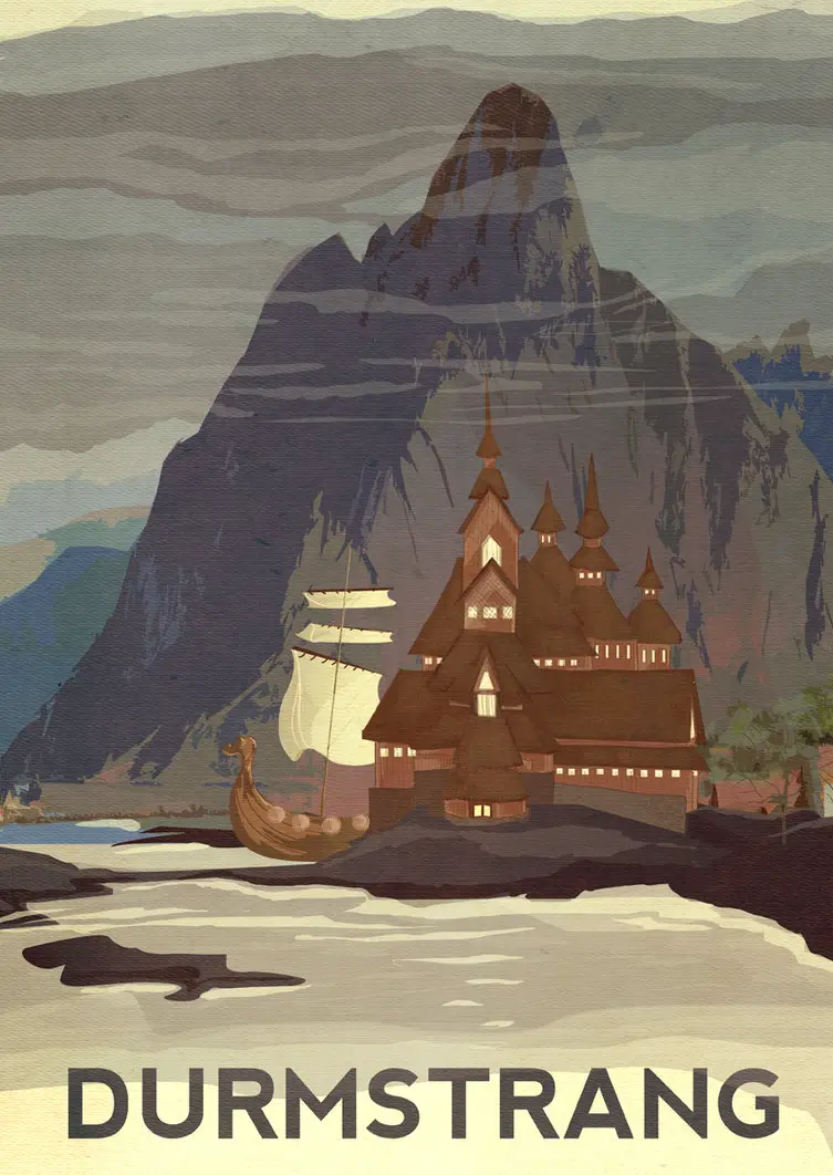 Durmstrang Travel Poster Durmstrang Travel Poster