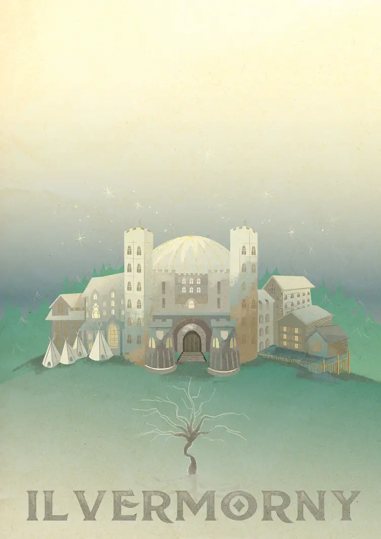 Ilvermorny Travel Poster