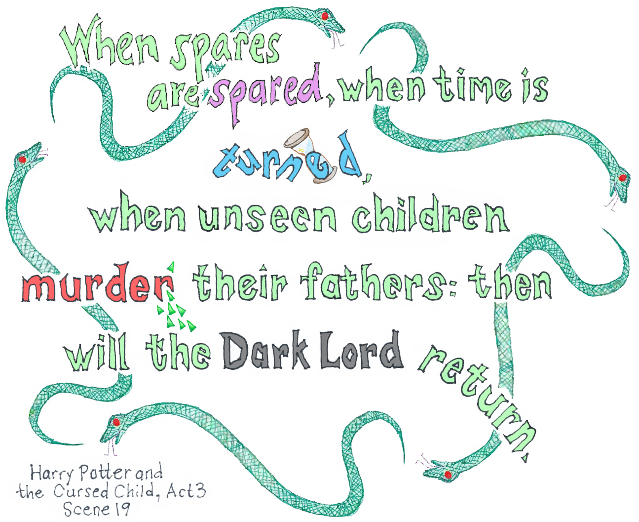 When spares are spared prophecy (Cursed Child)