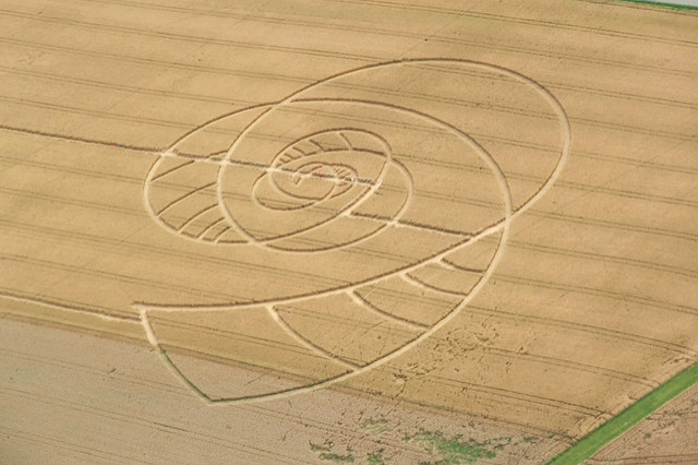 Swiss Crop Circle 2009 Aerial