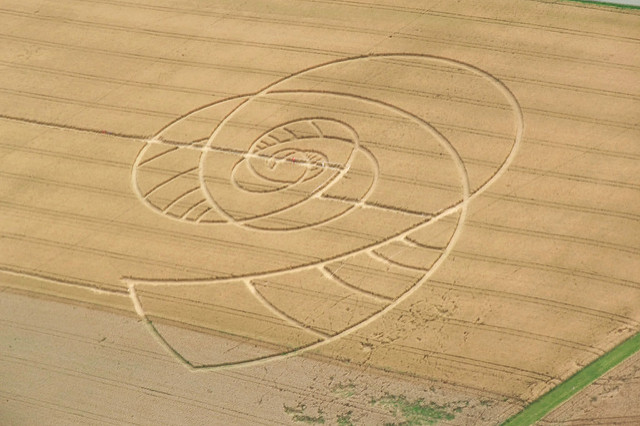 Swiss Crop Circle 2009 Aerial Swiss Crop Circle 2009 Aerial