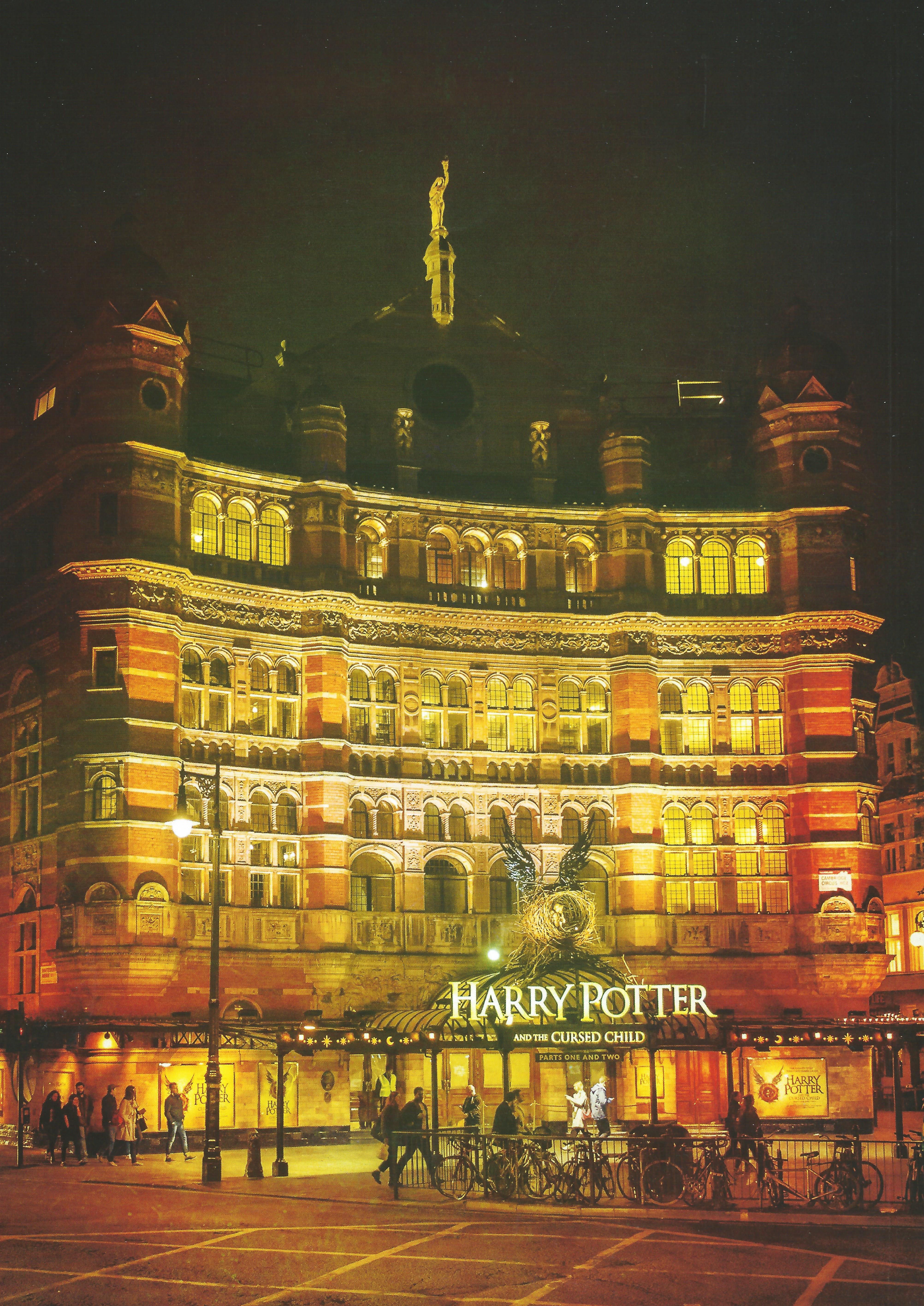 London theatre programme back cover