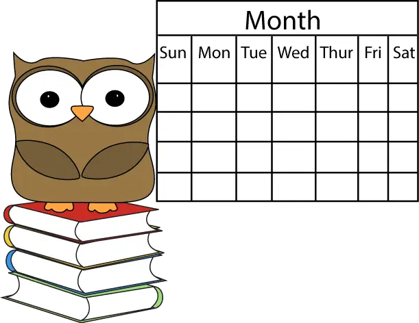 owl and calendar