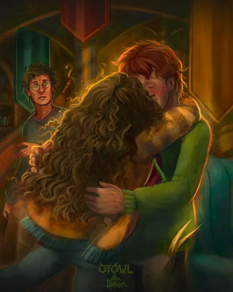 Hermione kiss and ron The Truth