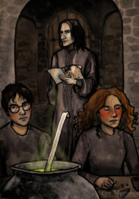 Witch Weekly runs an article by Rita Skeeter about the Harry-Hermione-Krum love triangle