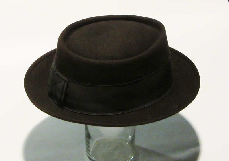 Brown Porkpie Hat